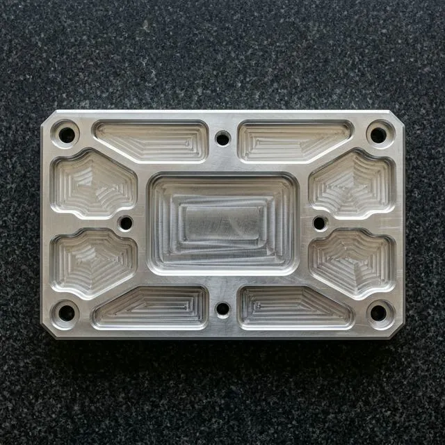 Precision aerospace component machined by Plum Machine